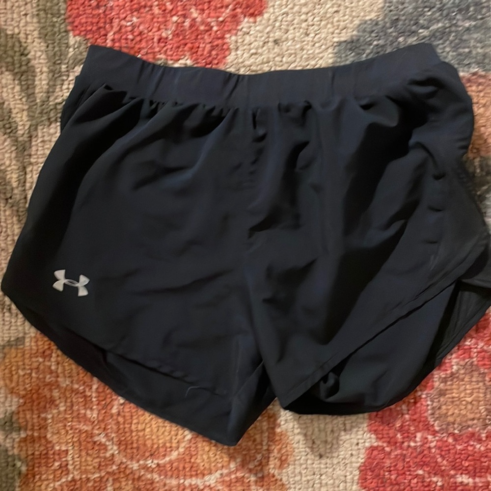 Under Armour women’s black athletic shorts